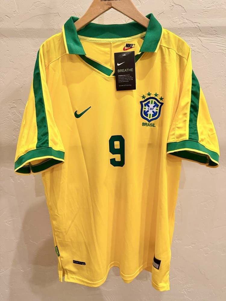 Ronaldo Nazario O Fenômeno Brazil 1997 Confederations Cup Home Kit
