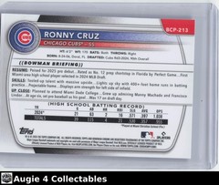 2025 Bowman Chrome Ronny Cruz Purple Geo/Geometric #BCP-213