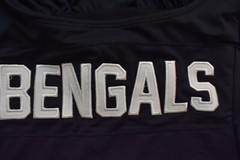 All Sport Couture NFL Womens Cincinnati Bengals Wildkat Black Shirt NWT XS-XL