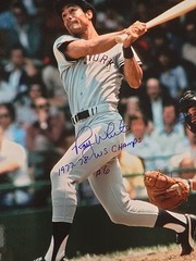 Roy White Signed 16×20 Photo Yankees WS Champs Inscription JSA