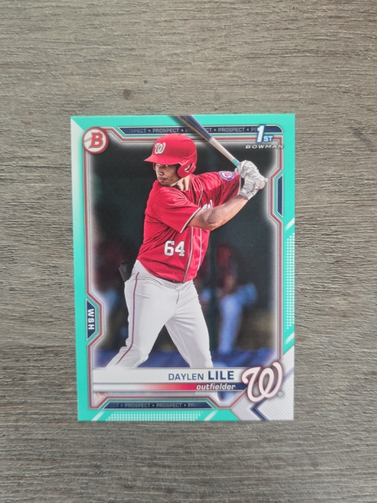 2021 1st Bowman Daylen Lile Aqua /199 BD-18