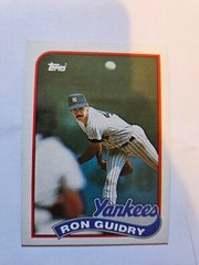 1989 TOPPS RON GUIDRY #255 NM