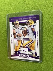 Joe Burrow ROOKIE CARD JUSTIN JEFFERSON RC 2020 Panini JOE BURROW Contenders
