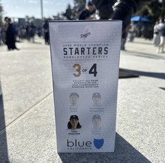 🟦⬜️ LA Dodgers Tyler Glasnow Starter Series Bobblehead SGA 6/6/26 NEW 🟦⬜️