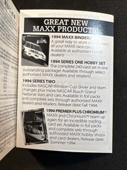 1994 Maxx: Race Cards-Series 1 NASCAR #N/N Promo Card 🏁🐷🏁