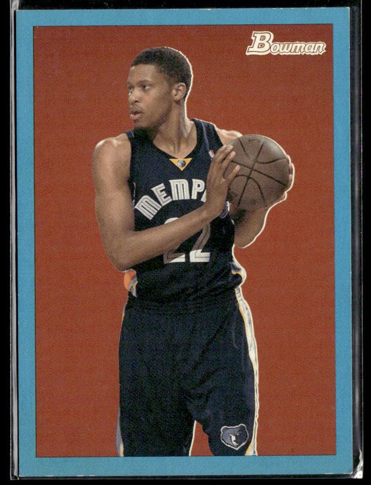 2009-10 Bowman 48 #38 Rudy Gay Blue SN #1547/1948 Basketball Card 1202G