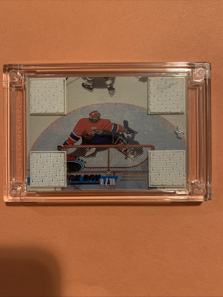 2025 JERSEY FUSION PATRICK ROY 1993 NHL ALL STAR GAME JERSEY Worn Quad Patch /10
