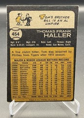1973 Topps – Tom Haller #454 – Philadelphia Phillies