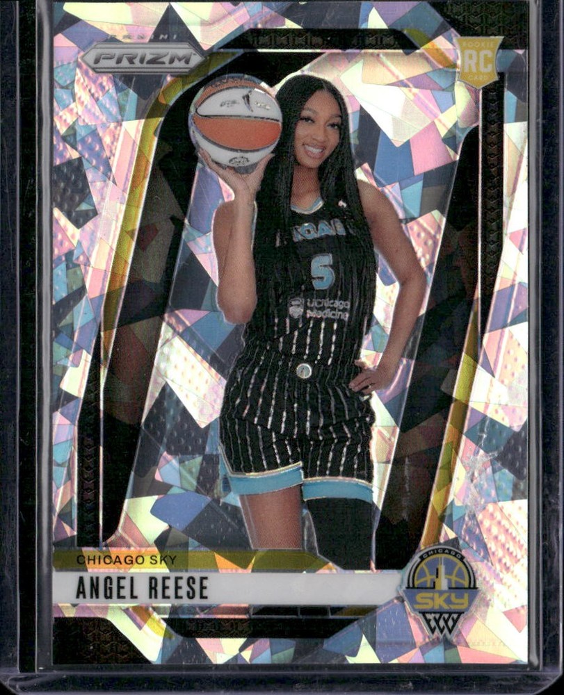 2024 Panini Prizm WNBA #147 Angel Reese Ice Prizms