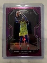 2021 Panini Prizm WNBA Arike Ogunbowale – Purple Prizms – 35/99