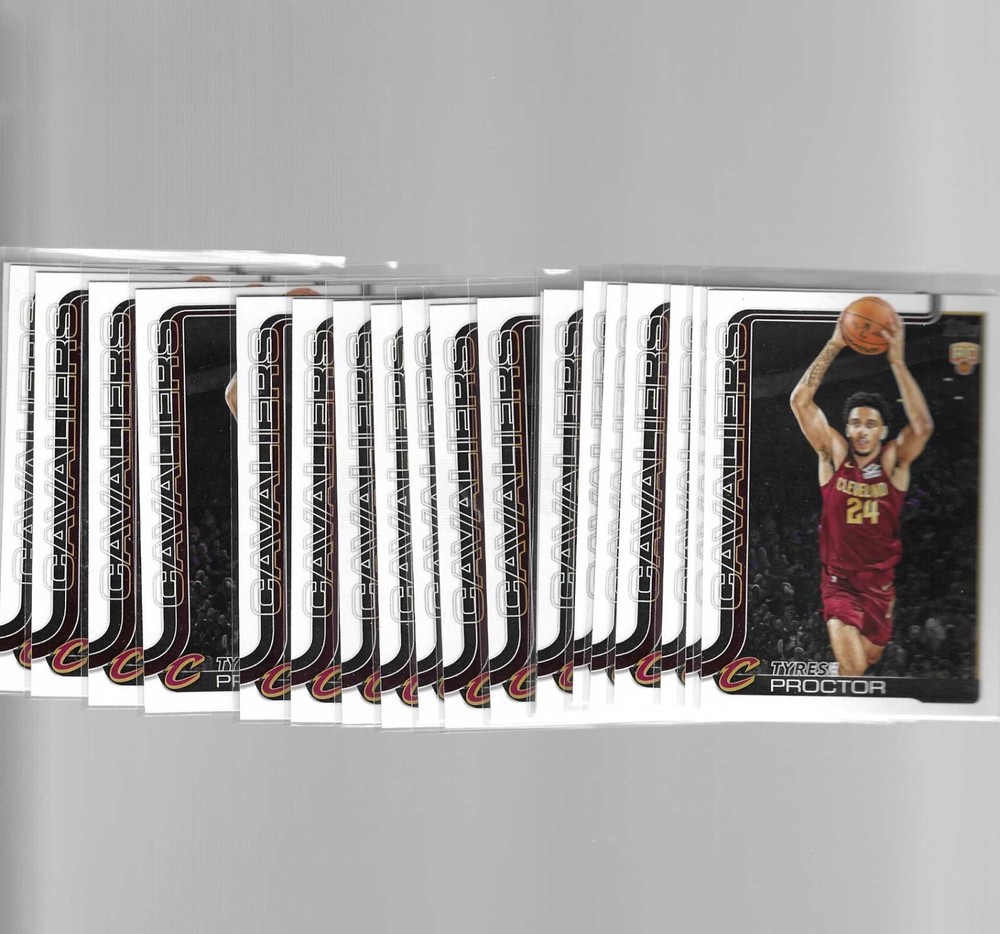 (21) COUNT LOT TYRESE PROCTOR 2025-26 TOPPS ROOKIE CARD #250