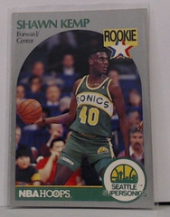 1990 NBA PROPERTIES SHAWN T KEMP ROOKIE # 279 SUPERSONICS MSK