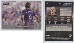 2018 Topps Stadium Club MLS Will Johnson #83 1u6