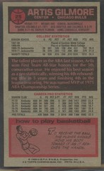1976-77 Topps #25 Artis Gilmore Chicago Bulls
