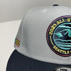 New Era Seattle Mariners 2023 MLB All-Star Game 9Fifty Snapback Hat Gray Blue