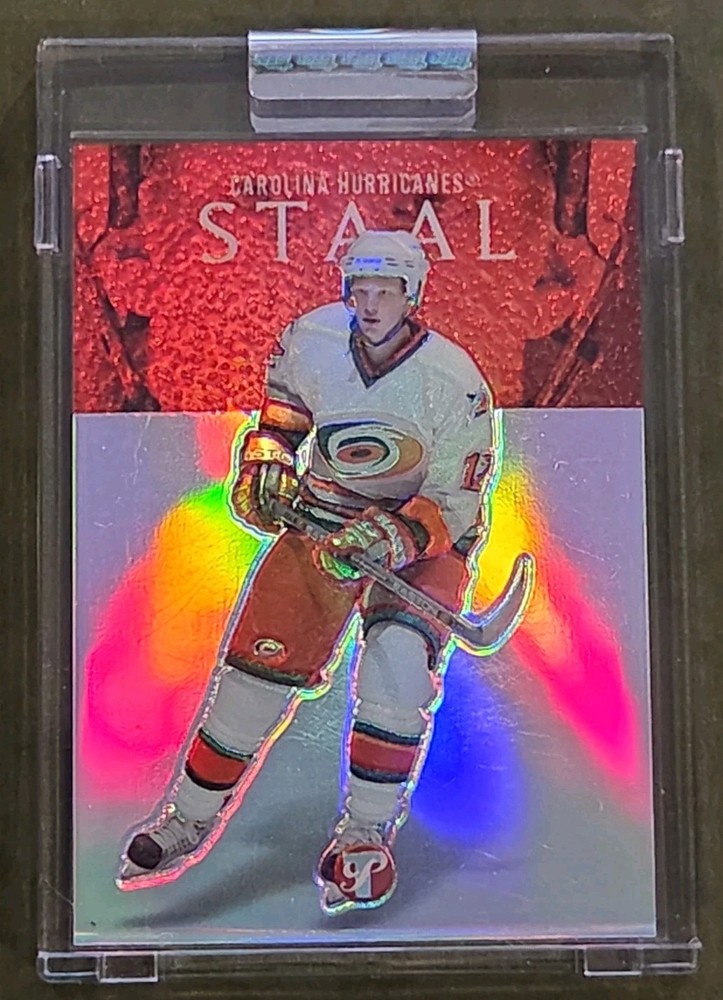 2003 04 ERIC STAAL TOPPS PRISTINE 149 UNCIRCULATED REFRACTOR RC SERIAL #377/499