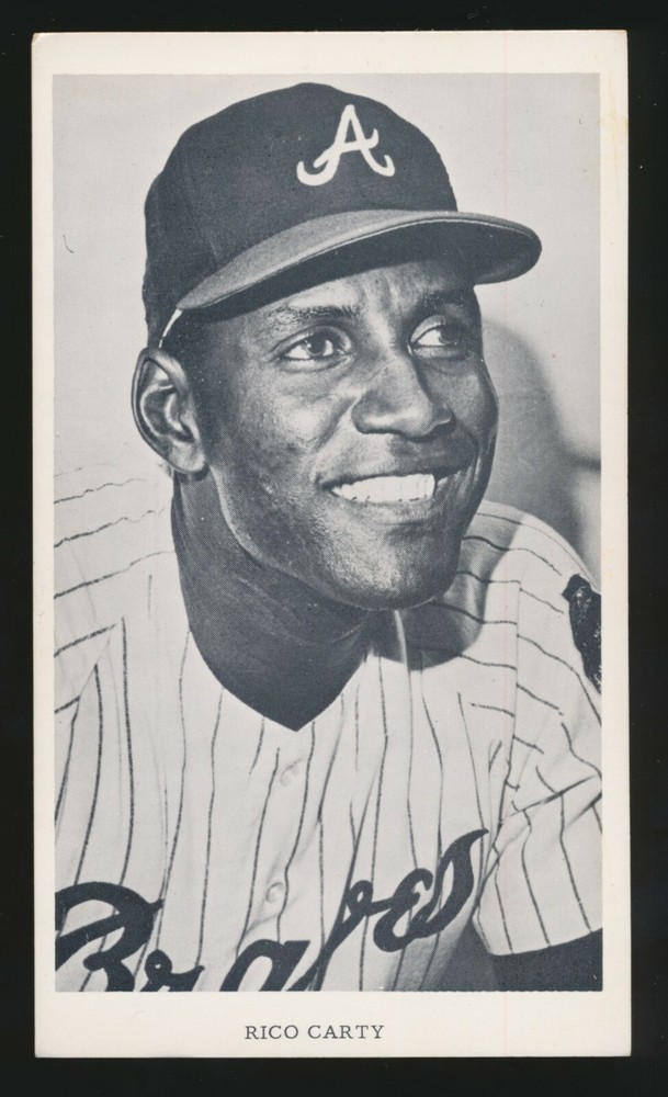 1970 Atlanta Braves Team Issue (3-3/8&Prime;x 5-1/2&Prime;) -RICO CARTY