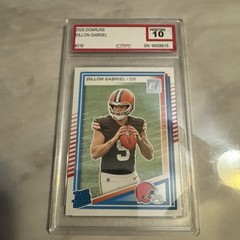 Dillon Gabriel 2025 Donruss Optic Rated RookieCleveland Browns Graded 10 RC