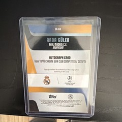 Topps Chrome UEFA 2025/26 Arda Güler Real Madrid Auto CA-AR /150