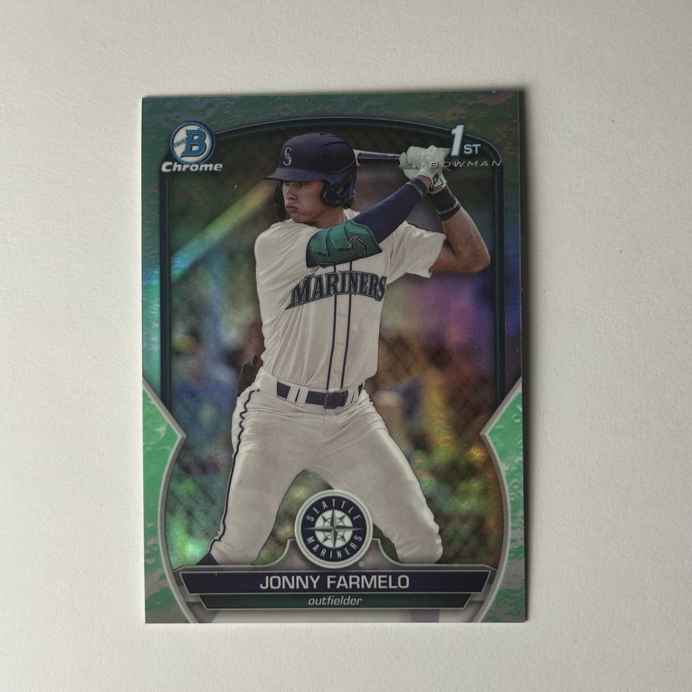 2023 Bowman Draft – Chrome Jonny Farmelo #BDC-177 Lunar Glow Refractor (RC)