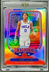 Tyrese Maxey RARE ROOKIE RC REFRACTOR INVESTMENT CARD PANINI SSP 76ERS MVP