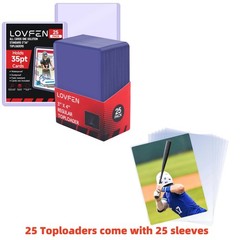 25/100/500/1000CT 3&Prime;x4&Prime; Top loaders With Free Sleeves For 35pt Trading Card