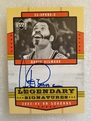 ARTIS GILMORE 2003/04 UD LEGENDS AUTOGRAPH AUTO