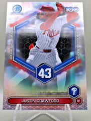 2026 Bowman Scouts Top 100 Prospects – Justin Crawford #BTP-16 Phillies