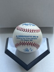 1984 XXII US Summer Olympics Official Rawlings Baseball Commemorative “plastic”
