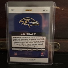 Zay Flowers [Blue Storm] #16 2025 Panini Revolution /549