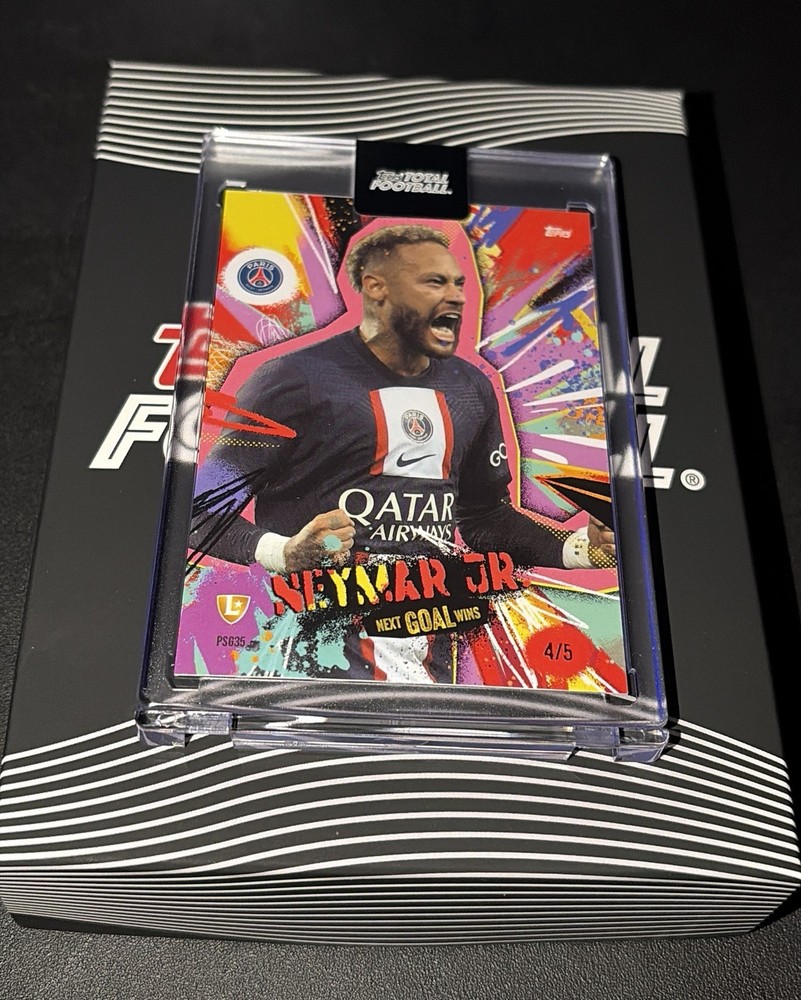 2025-26 Topps Total Football Neymar Jr. (#/5) PSG ‘Next Goal Wins’ Red