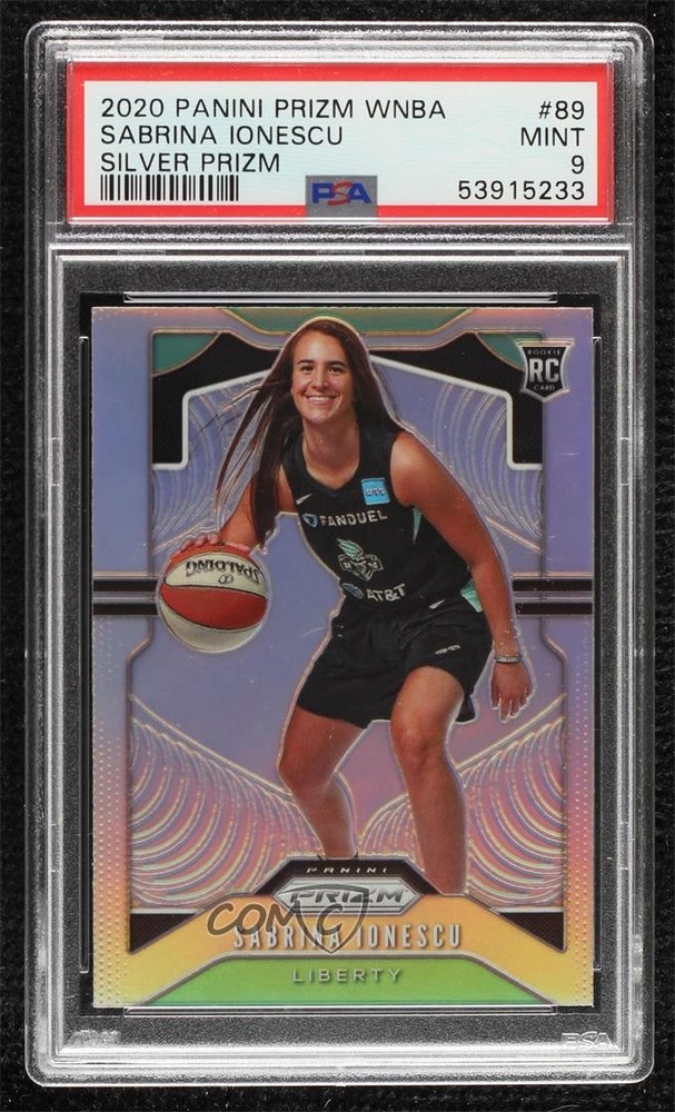 2020 Panini Prizm WNBA Silver Prizm Sabrina Ionescu #89 Rookie RC 0vv