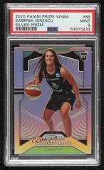 2020 Panini Prizm WNBA Silver Prizm Sabrina Ionescu #89 Rookie RC 0vv