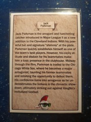 Jack Parkman / David Keith Custom Art Card – Major League Movie – Card