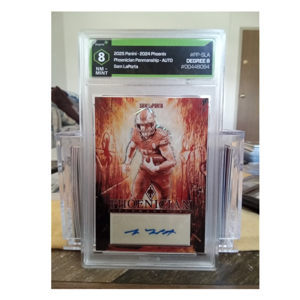 Panini 2024 Phoenix Phoenician Penmanship Sam LaPorta Lions Auto #PP-7 Degree 8