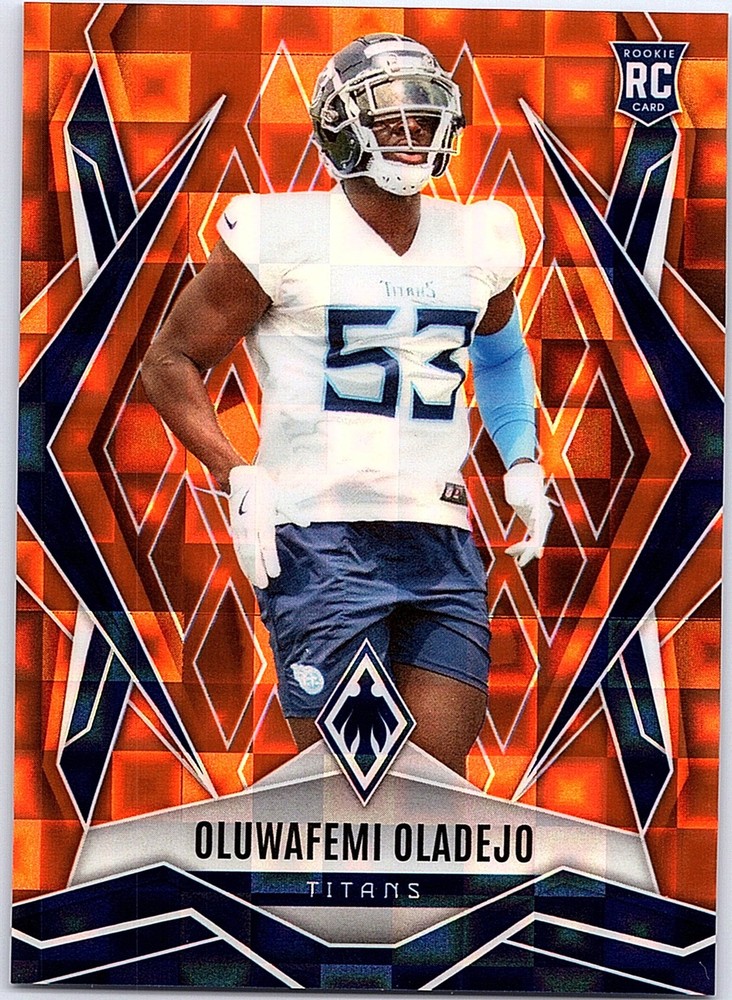 Oluwafemi Oladejo 2025 Panini Phoenix #226 Orange Pandora Prizm #/189 Rookie