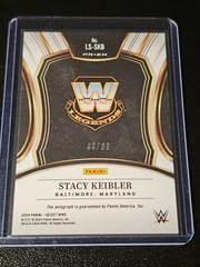 2024 Panini Select WWE Stacy Keibler Legendary Signatures Red Auto 44/99 #LS-SKB