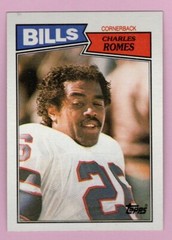 1987 Topps Football #371 Charles Romes Buffalo Bills Cornerback