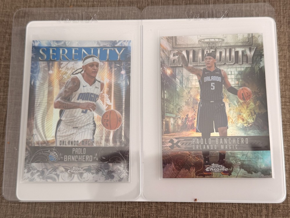 Paolo Banchero 2025-26 Topps Chrome Serenity SY-5 & Ball of Duty BD-14 * 2 Cards