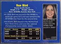 2004 SI Sports Illustrated Kids SUE BIRD Card, Seattle Storm/WNBA #382