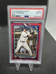 2024 Bowman Draft #BD15 Colt Emerson Red 3/5 PSA 8