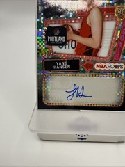 2026 Topps Hoops Yang Hansen Auto HFS-YH First Signatures /75 Trail Blazers