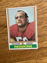 1974 Topps – Len Hauss #182