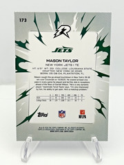 2025 Topps Resurgence – Mason Taylor (RC) Blue & Orange Spark #173