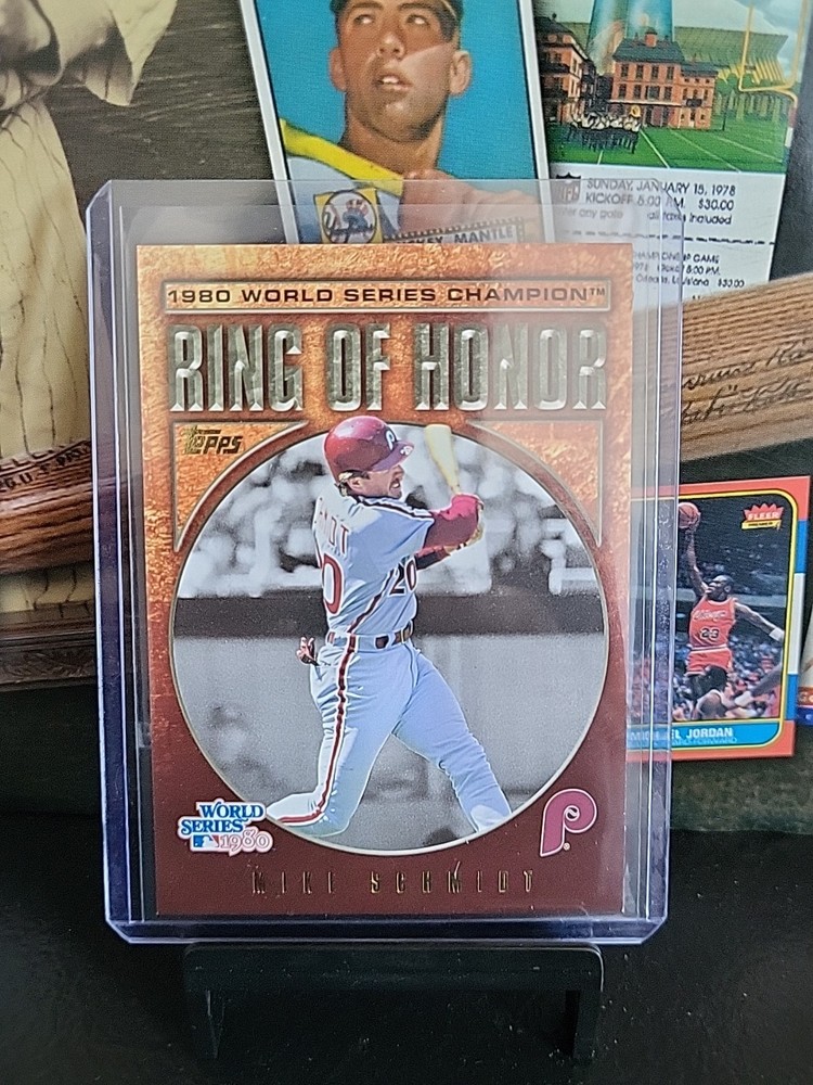 2009 Topps Baseball Ring of Honor Mike Schmidt #RH32 Phillies 1980 Champs Insert