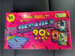 Panini Decades 90s Multi Sport Trading Cards Sealed Box