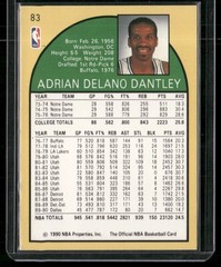 1990-91 NBA Properties Adrian Dantley FAST SHIPPING BUY 5 GET 5 FREE MAVERICKS