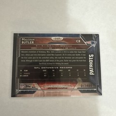 2015 Topps – Malcolm Butler #157 BCA Pink /499