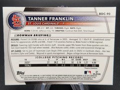 Tanner Franklin 2025 Bowman Draft Sapphire 1st Bowman