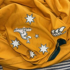 Vintage 2000s Australia Wallabies Rugby Shirt 3XL Canterbury Long Sleeve Jersey